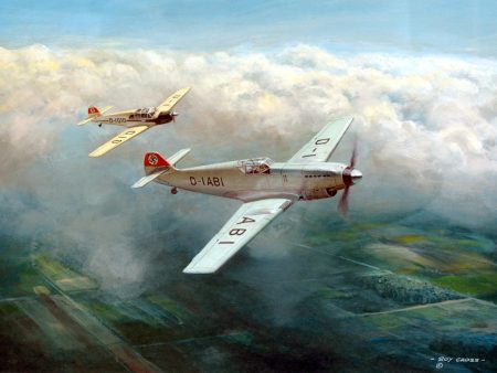 Roy Cross Aviation Art - Messerschmitt  Bf 109VI Online Hot Sale