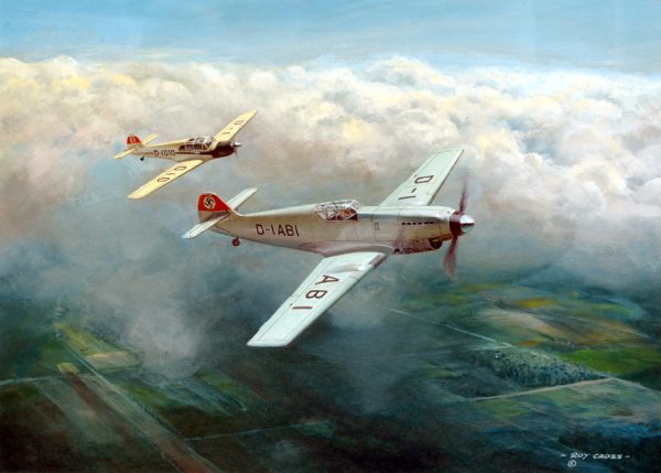 Roy Cross Aviation Art - Messerschmitt  Bf 109VI Online Hot Sale