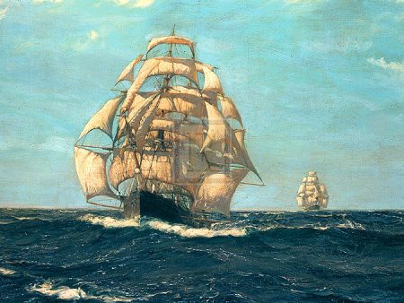 The Pride of the Ocean - Cutty Sark - Montague Dawson Hot on Sale