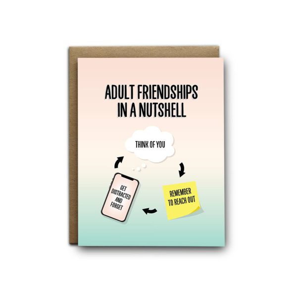 I ll Know It When I See It - Adult friendships in a nutshell Friendship Greeting Card Online