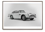 Aston Martin DB5 Vantage - Alan Thornton - Art Screen Print - 3 4 Angle View Online Hot Sale