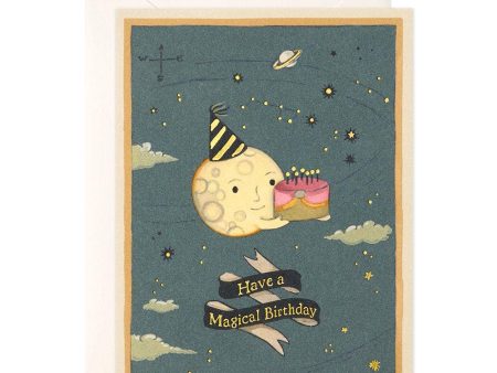 JooJoo Paper - Moon Cake Birthday Card Hot on Sale