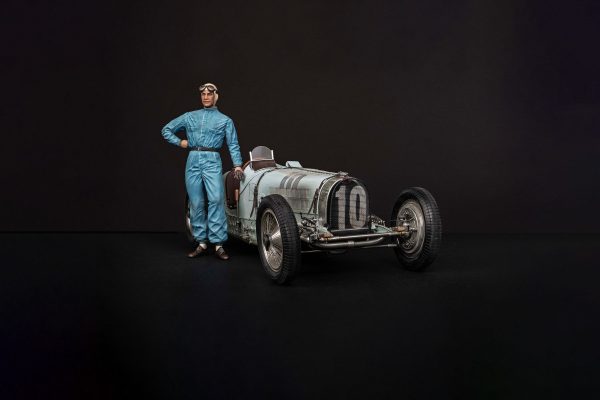 Bugatti Type 59 - 1935 Belgian Grand Prix - Jean-Pierre Wimille Figure Edition Fashion