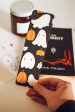 Brush & Bird - Halloween Ghost Pattern Bookmark | Cute Ghost Art Discount