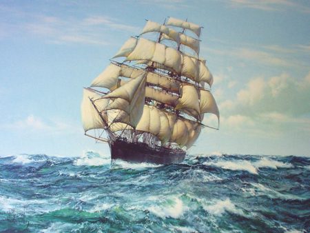 Racing Home - The Cutty Sark - Montague Dawson Online Hot Sale