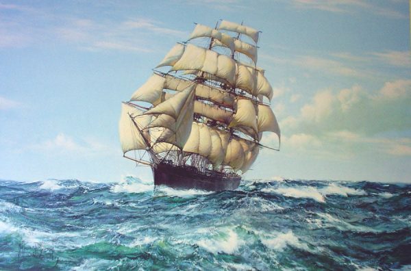 Racing Home - The Cutty Sark - Montague Dawson Online Hot Sale