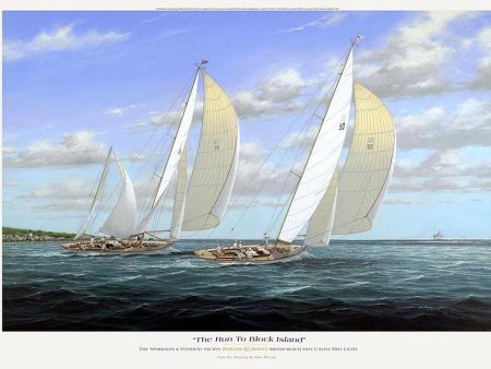 The Run to Block Island - John Mecray For Discount