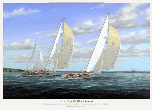 The Run to Block Island - John Mecray For Discount