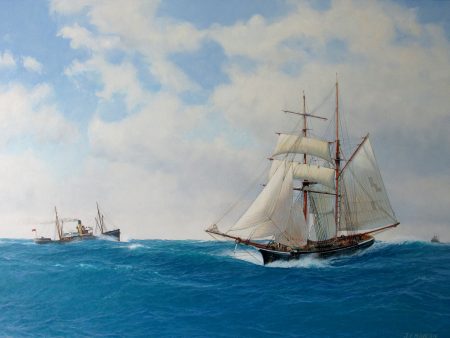 Jenny Morgan RSMA - In the Western Channel For Sale