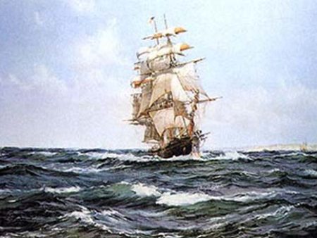 Up Channel - The Lahloo - Montague Dawson For Cheap