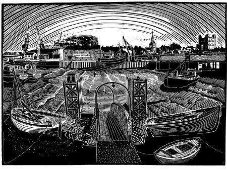 Rochester - James Dodds Linocut Print Online