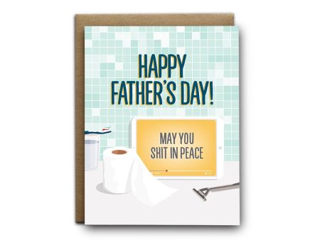 I ll Know It When I See It - May You Shit In Peace Greeting Card Online Sale