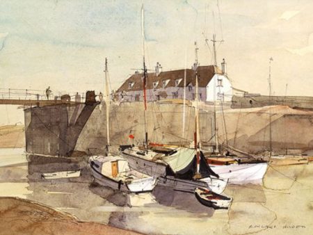 Porlock Weir - Rowland Hilder Sale