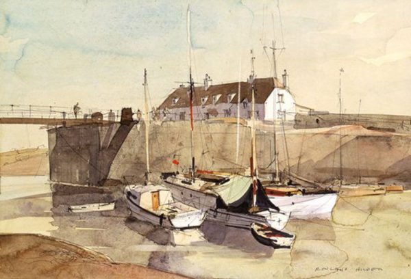 Porlock Weir - Rowland Hilder Sale