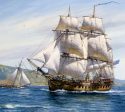 HMS Aimable off Antigua, 1795 - Roy Cross RSMA For Cheap