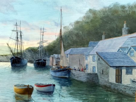 Tranquil Harbour, Ilfracombe - Bob Grimson on Sale