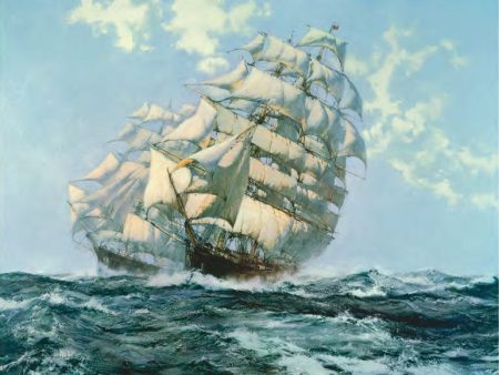 Ariel and Taeping - Montague Dawson For Sale