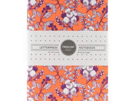 Porchlight Press Letterpress - Forest Foraging Series: Saskatoon Berry Pocket Notebook Sale