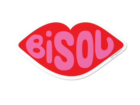 The Penny Paper Co. - Vinyl Sticker - Bisou Cheap