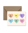 IMPAPER - Candy Heart Valentine’s Day Greeting Card Discount