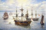 Geoff Hunt PPRSMA - Spithead Anchorage - Ships and Vessels of Captain Aubrey s Navy Online Hot Sale