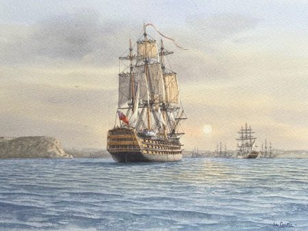 Queen Charlotte off Berry Head - John Christian Hot on Sale