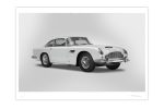 Aston Martin DB5 Vantage - Alan Thornton - Art Screen Print - 3 4 Angle View Online Hot Sale