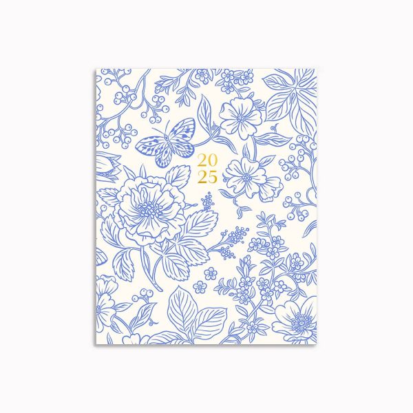 Linden Paper Co. - Blue Garden | 2025 Monthly Planner on Sale