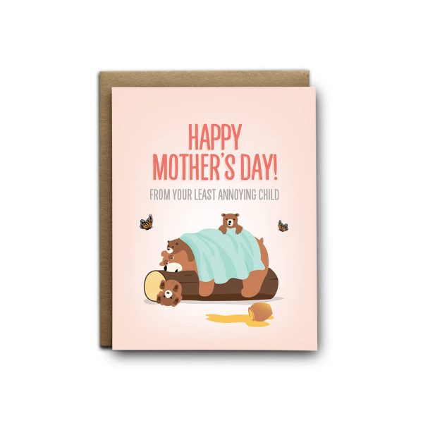 I ll Know It When I See It - Mother s Least Annoying Child Greeting Card on Sale