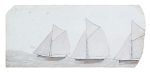 Three Sailing Boats in a Line - Alfred Wallis Supply