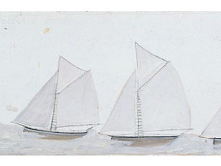 Three Sailing Boats in a Line - Alfred Wallis Supply