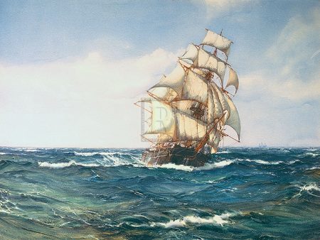 A Clipper Ship - Montague Dawson Hot on Sale