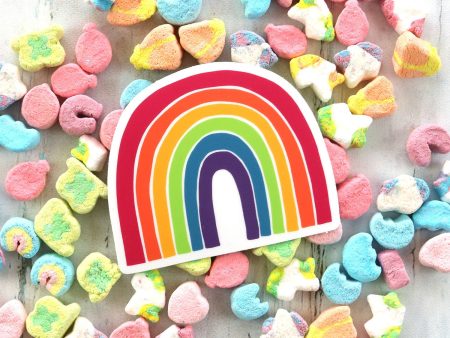 Rainbow Vinyl Sticker For Discount