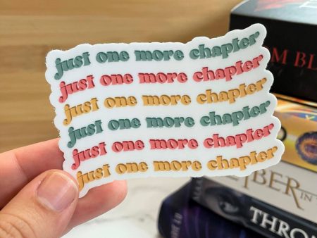 Wildly Enough - Just One More Chapter Sticker, 3-inch Online