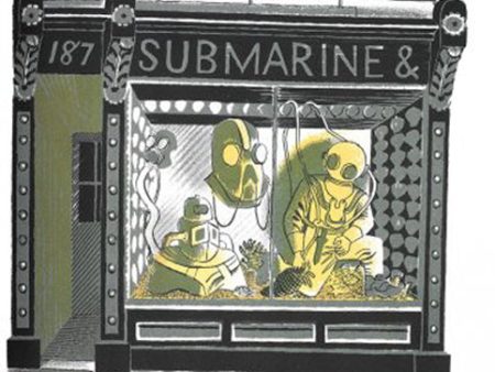 Submarine Engineer - Eric Ravilious Hot on Sale