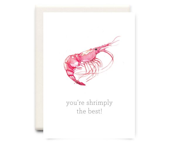 Inkwell Cards - Shrimply the Best | Friendship Greeting Card Discount