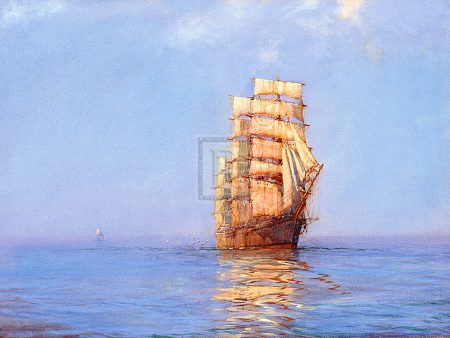 Evening Gold - The Antiope - Montague Dawson For Cheap