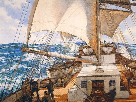 Gale Force Eight - Montague Dawson Online Sale