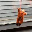 Wool Fox Ornament For Sale