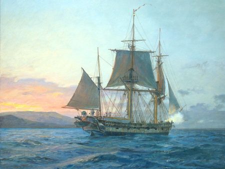 HMS Beagle off the Galapagos - Geoff Hunt For Cheap