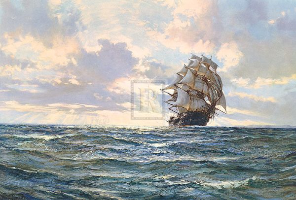 The Silvered Way - Montague Dawson For Sale