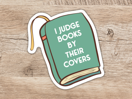 Wildly Enough - I Judge Books By Their Covers Sticker Fashion