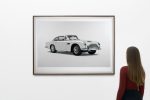 Aston Martin DB5 Vantage - Alan Thornton - Art Screen Print - 3 4 Angle View Online Hot Sale