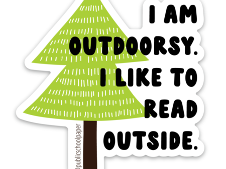 Outdoorsy Vinyl Sticker Online Sale