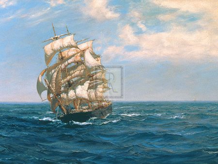 Good Weather - The Huguenot - Montague Dawson Fashion