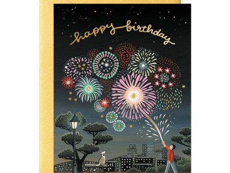 JooJoo Paper - Fireworks Birthday Card For Discount