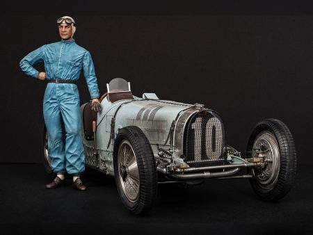 Bugatti Type 59 - 1935 Belgian Grand Prix - Jean-Pierre Wimille Figure Edition Fashion