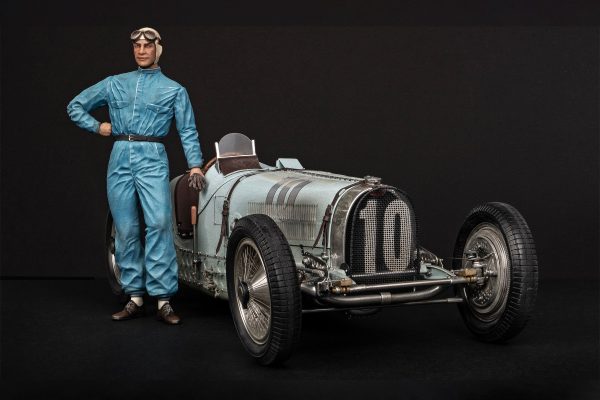 Bugatti Type 59 - 1935 Belgian Grand Prix - Jean-Pierre Wimille Figure Edition Fashion