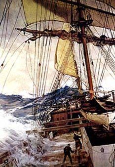 The Rising Wind - Montague Dawson on Sale