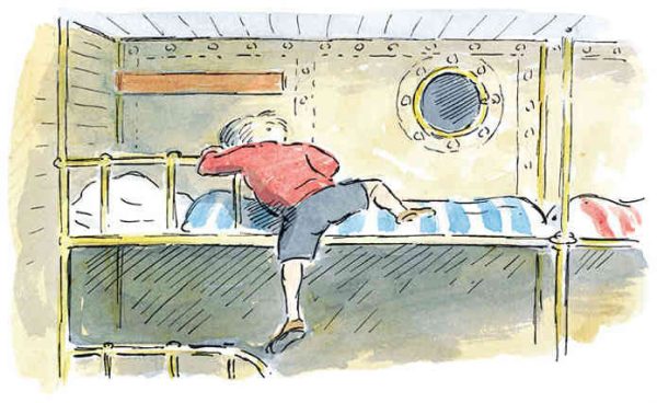 Bunk bed at Sea - Edward Ardizzone For Sale